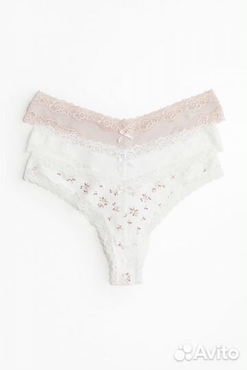 Трусы женские бразильяно хлопок S,M H&M
