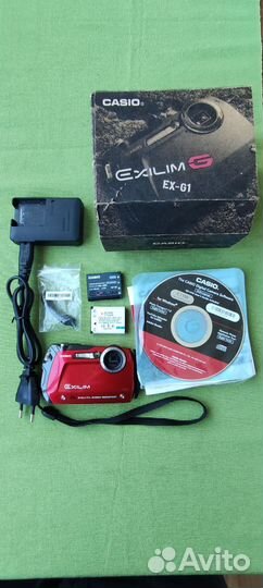 Влагозащищенный фотоаппарат casio exilim EX-G1