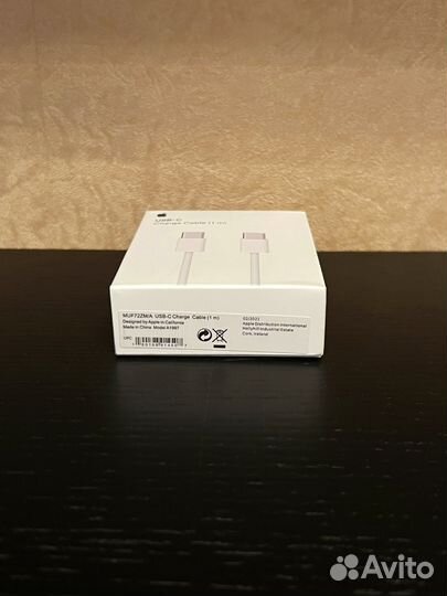 Кабель для зарядки Apple iPad USB-C/USB-C оригинал