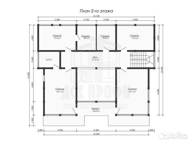 Каркасный дом под ключ Фахверк 366м2