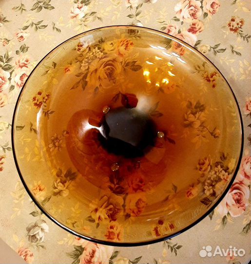 Пепельница, тарелка,вазы кобальт