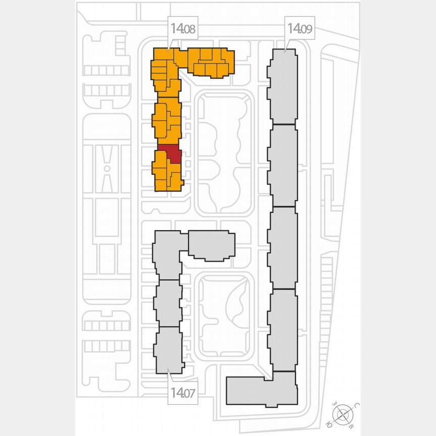 3-к. квартира, 84,6 м², 2/8 эт.