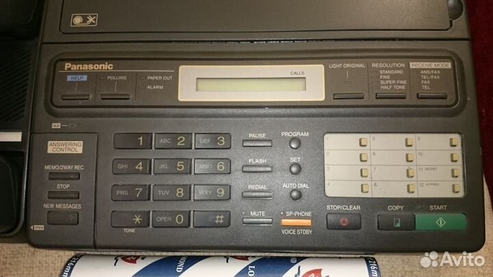 Телефон + автоответчик + факс Panasonic KX-F130