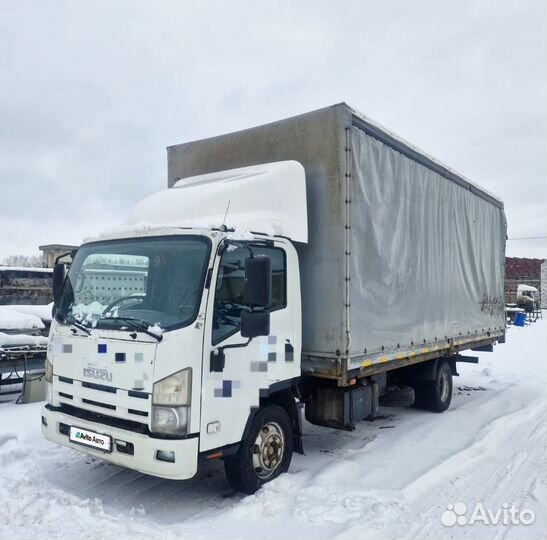 Тентованный грузовик Isuzu NQR, 2017