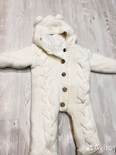 Детский комбинезон утепленный 56