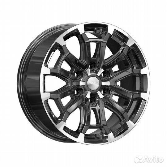 Литые диски 8x18 6x139.7 75.1 ET42 скад Авилис алмаз