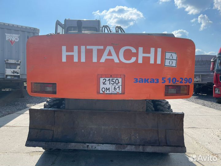 Колёсный экскаватор Hitachi EX160W, 2001