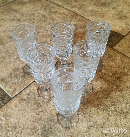 Рюмки СССР хрусталь