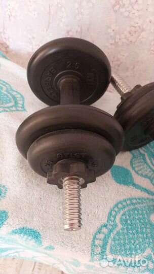 Гантели разборные