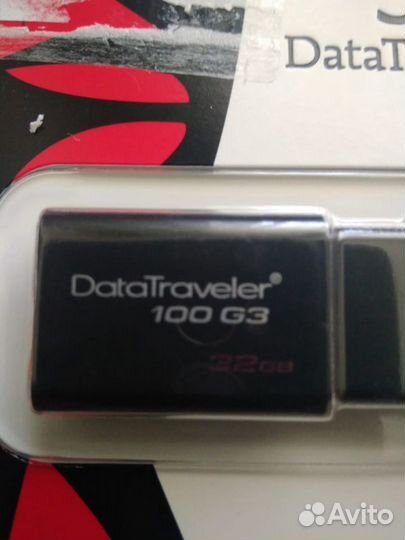 32Gb - Kingston FlashDrive Data Traveler DT100 G3