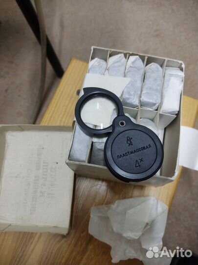 Лупа 4-х кратного увеличения, новая СССР