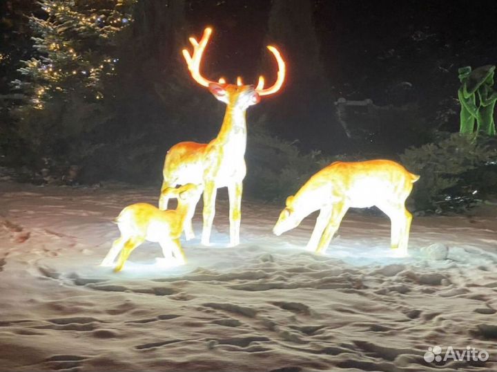 Монтаж уличных гирлянд