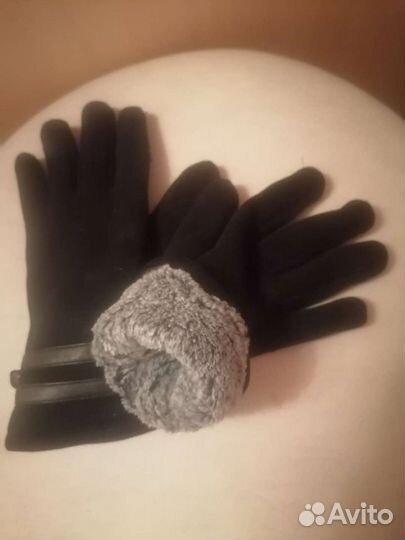 Перчатки женские тёплые
