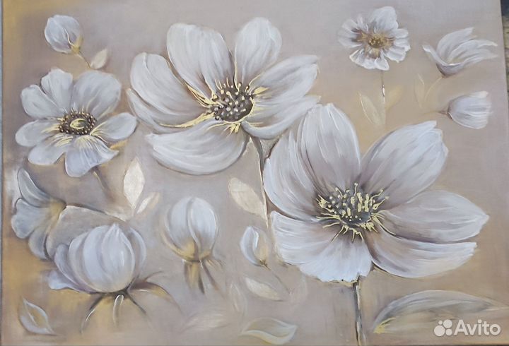 Картина акрилом на холсте 