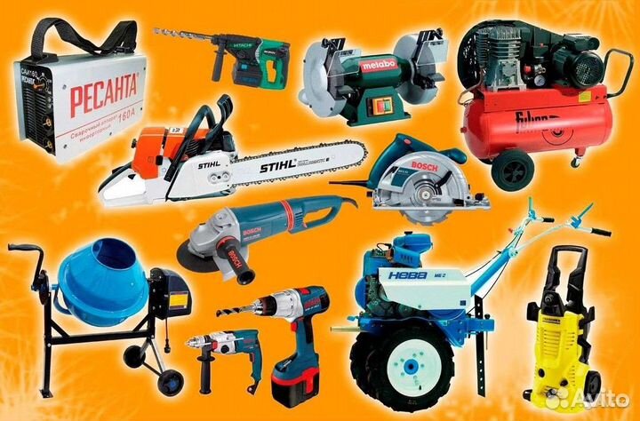 Ремонт бензоинструмента электроинструмента