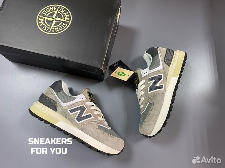 Кроссовки New Balance 574 Legacy Stone Island