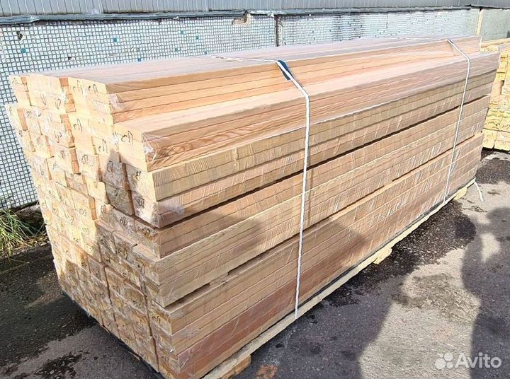 Площадка для лестниц из лиственницы 40 x 1200 x 20