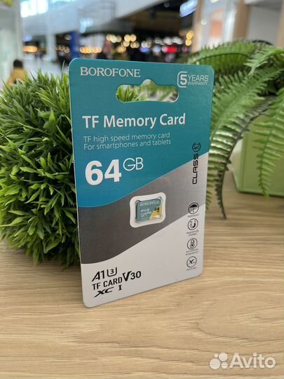 Карта памяти MicroSD sdhc 64Gb