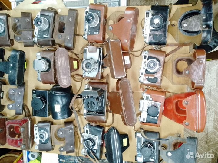 Фотоаппараты разные СССР