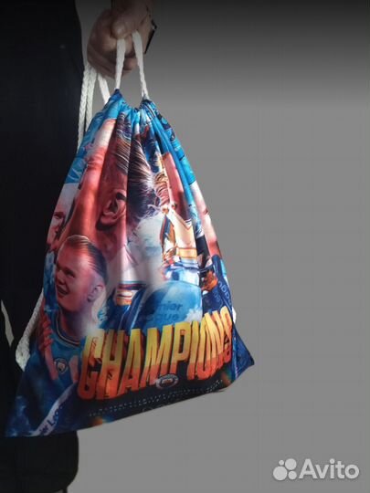 Мешки для обуви и мяча с игроками и логотипами ком