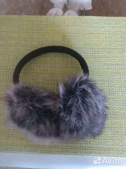 Меховые наушники