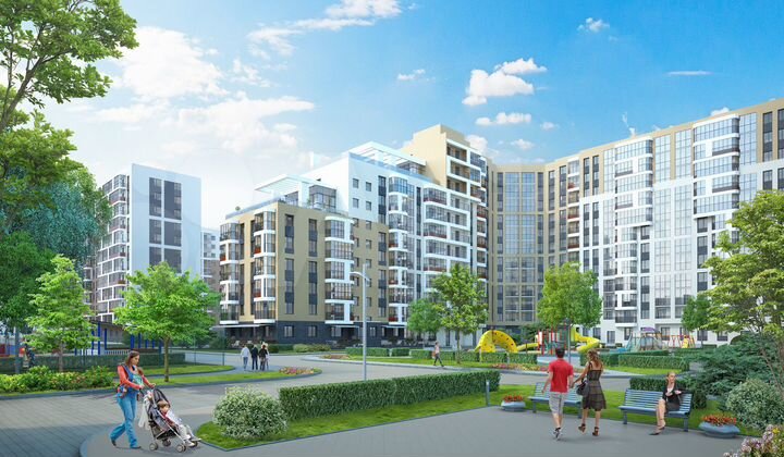 1-к. квартира, 41,2 м², 3/12 эт.