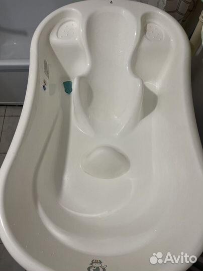 Ванночка для купания с встроенной горкой