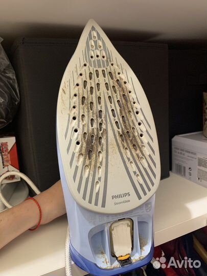Утюг Philips azur нА запчасти сломанный