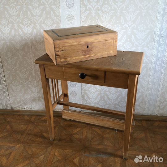 Шкатулка орех винтаж