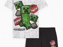 Костюм с шортами для мальчика 140 Minecraft h&m