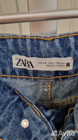 Джинсы zara 34 новые