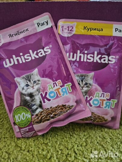 Корм для котят whiskas рагу