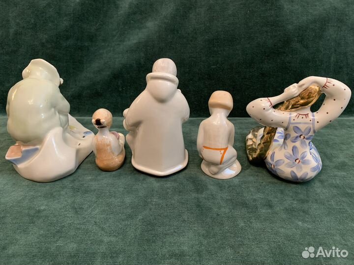 Фарфоровые статуэтки времен СССР