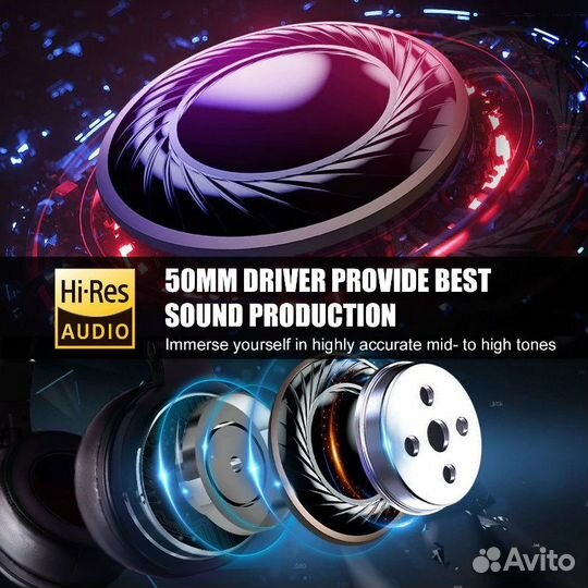 Профессиональные наушники Hi-Res OneOdio Pro-50