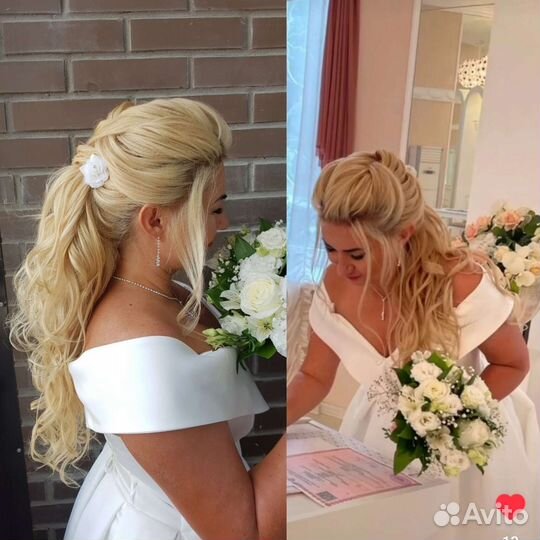 Прическа, укладка и макияж