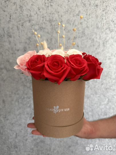 Букет из мыльных роз 21 шт