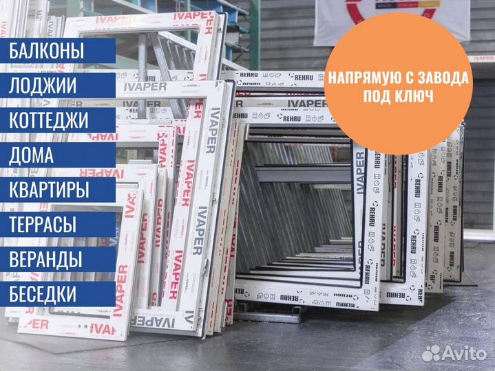 Пластиковые окна в квартиру, от производителя