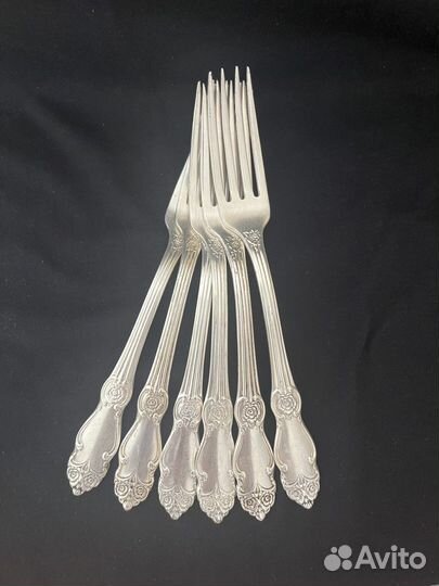 Набор мельхиоровых вилок СССР