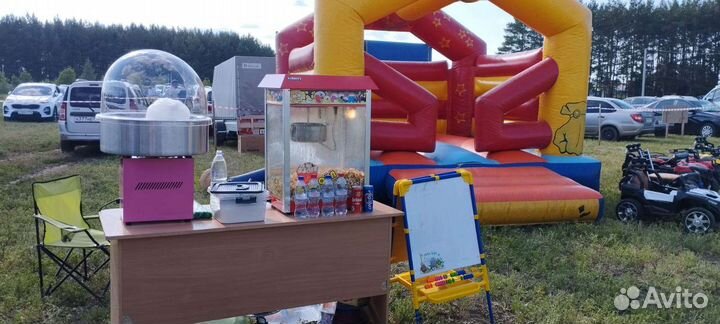 Аппарат сладкой ваты и попкорна