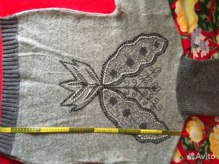 Джемпер женский шерсть оверсайз до 60