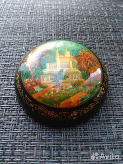 Шкатулка пудреница СССР Мстера