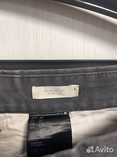 Брюки hm regular fit stretch