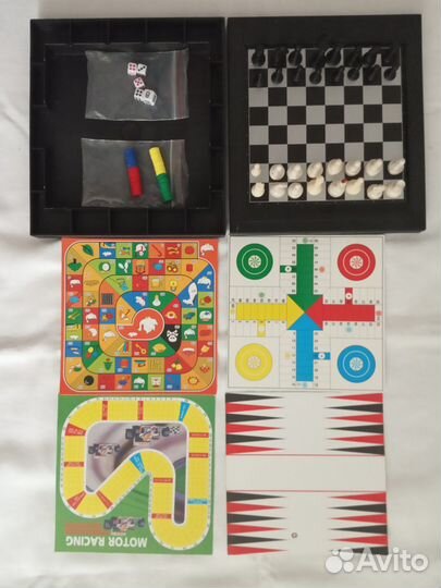 Шахматы, шашки, нарды 3 в 1