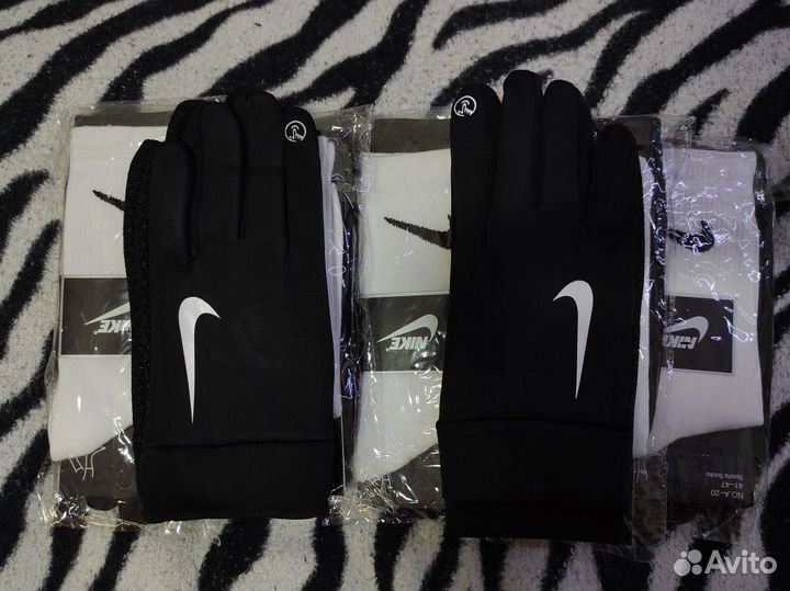 Перчатки nike зимние