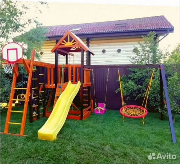 Детская площадка с гарантией 12 месяцев