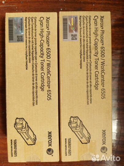 Картридж Xerox Phaser 6500, WorkCenter 6505 cyan