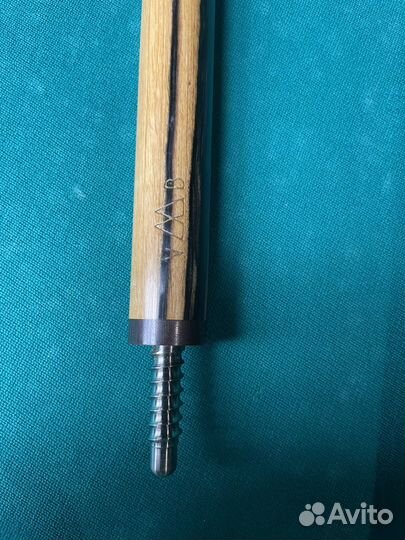 Трехсоставной кий Геннадия Баринова лунный эбен