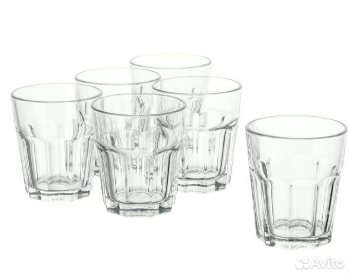 Набор стаканов IKEA покал, 270 мл, 6 шт