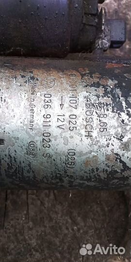 Стартер на Фольксваген гольф Polo Golf Cеат Caddy