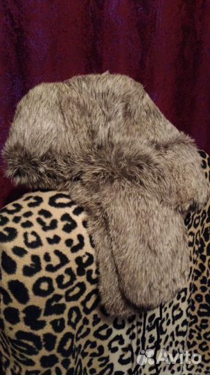 Шапка-ушанка из кролика